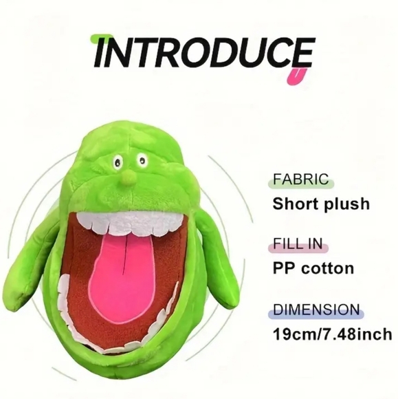 Slimer Plush Stuffed Toy - Your Friendly Ghost Companion Ghostbusters - Picture 2 of 12
